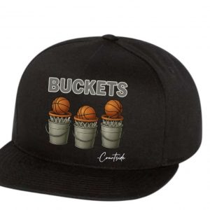 Buckets Flat Brim Hat