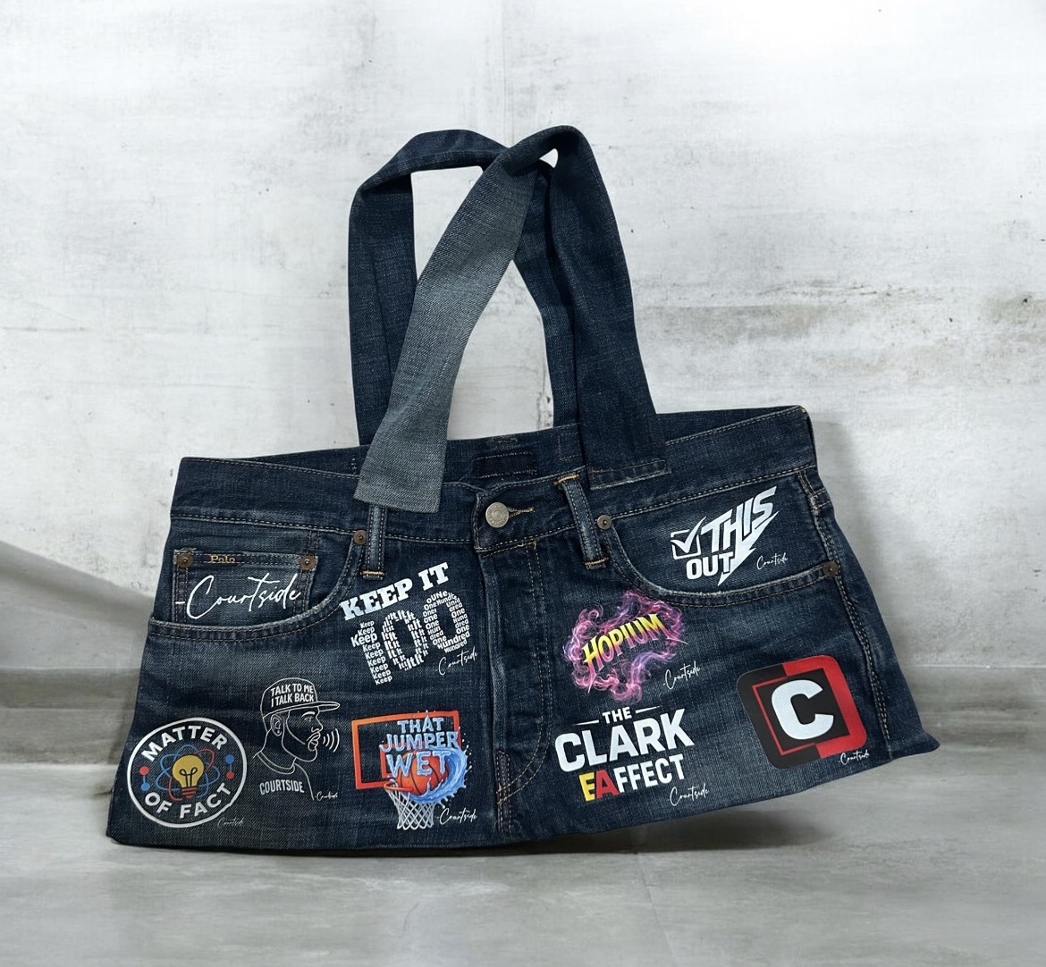 Custom Upcycled Denim Purse